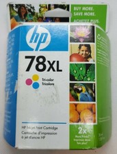 Genuine HP 78XL Tri-Color Ink Cartridge In Retail Box, Expired 2009 or Better