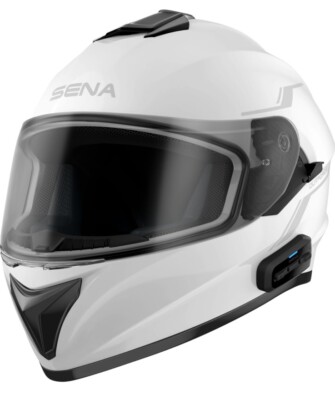 Sena OutForce DOT Full Face Motorcycle Helmet with Integrated Bluetooth,x Large