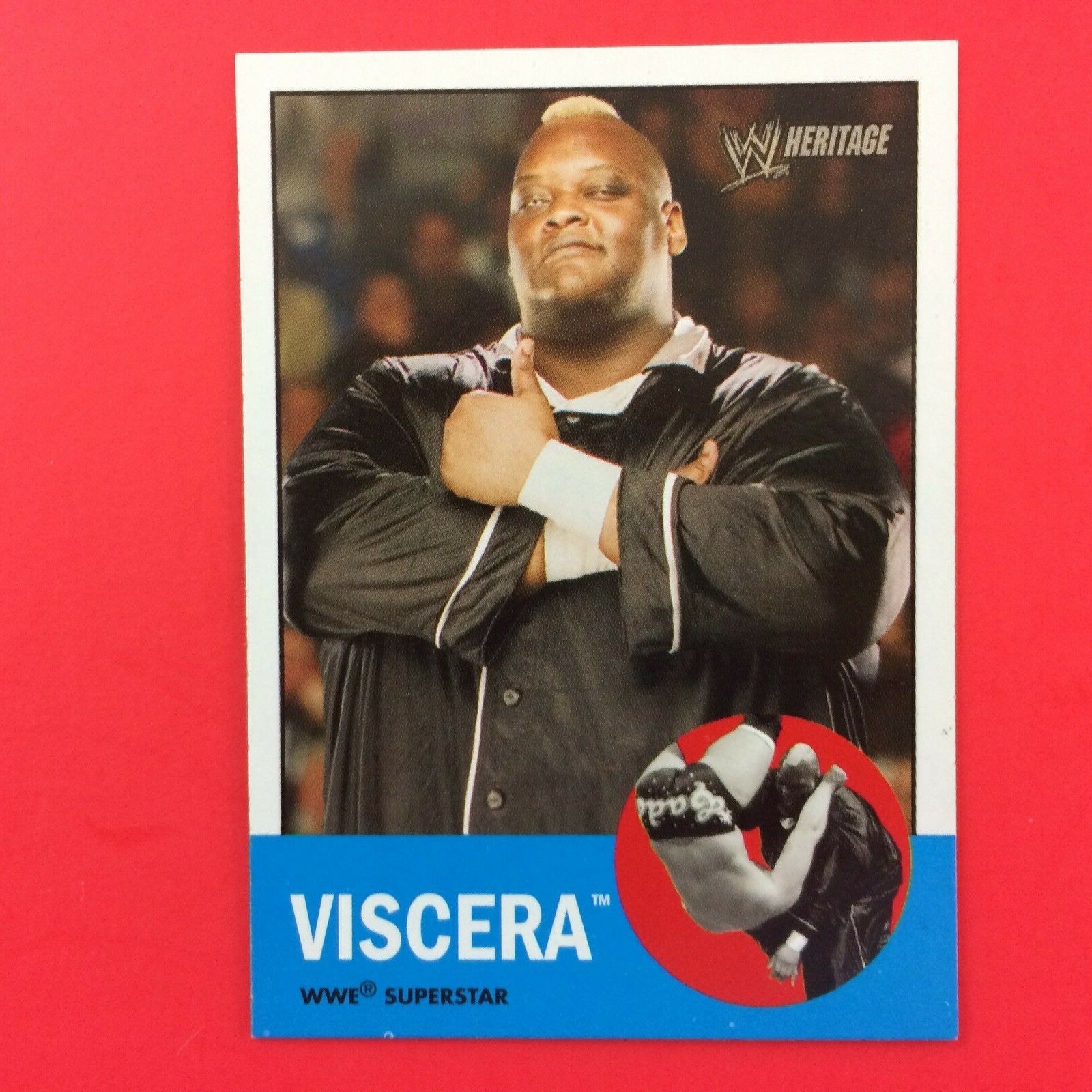 Viscera WWE 2006 Topps Heritage II Card #31 Big Daddy V Mabel