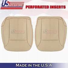 2007 to 2012 For Mercedes GL450 Driver & Passenger Bottom Leather Covers Tan