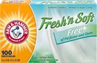 Arm & Hammer Fabric Softener Sheets, Free of Perfumes and Dyes, 100Count New