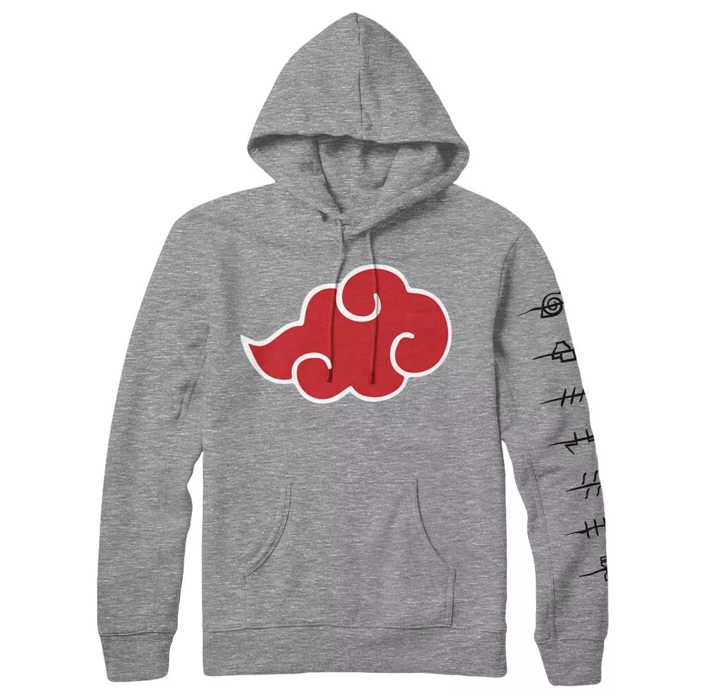 Compre Símbolos da nuvem Naruto Akatsuki Imprimir Hoodies Camisola