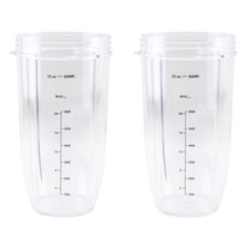 2 Pack 32 oz Colossal Cup Compatible with NutriBullet 600W 900W NB-101B NB-101S