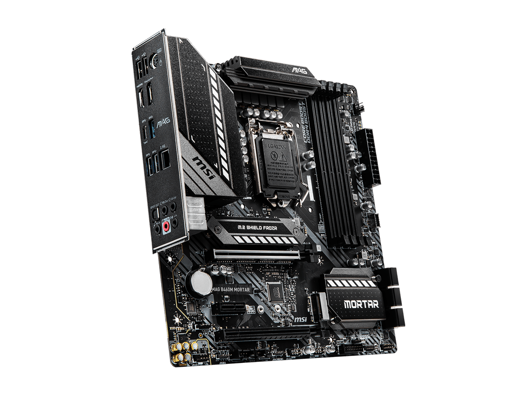 MSI MAG B460M MORTAR Motherboard Intel B460 LGA 1200 DDR4 Core