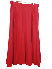 Carole Little size 16Midi Skirt 100% Merino Wool Made In USA - one small hole