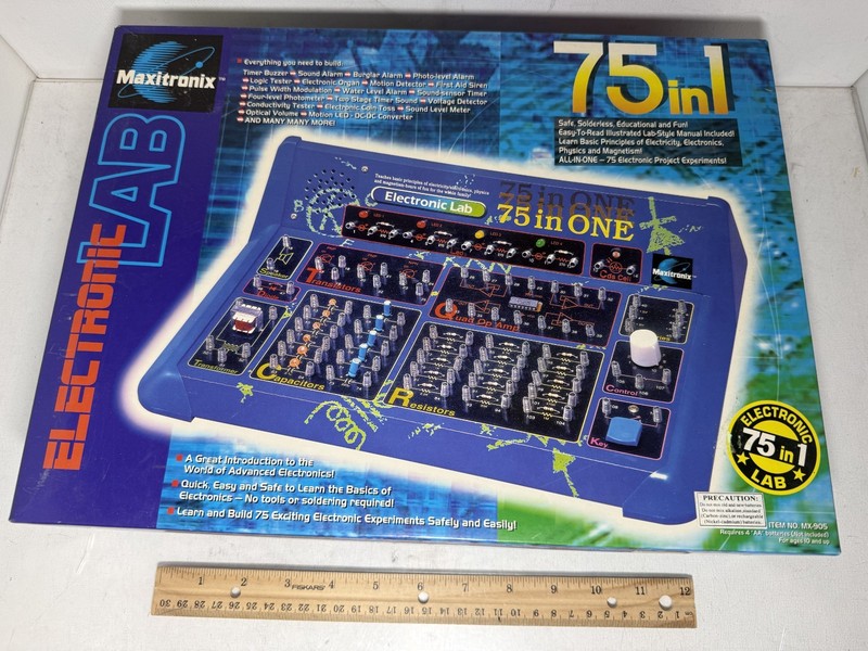 Maxitronix Electronic Lab 75 In 1 with Box and Manual