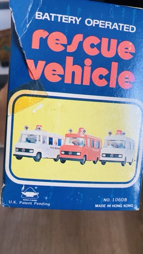 Rescue Vehicle-Fire Truck Model Vintage Retro Toy Battery Operated (2xC not inc) - Picture 4 of 7