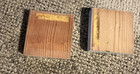 Pair Door Window casing corner wood rosettes blocks 3x3" set home decor wooden — photo 3