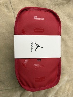 Nike Air Jordan Travel Clutch Bag Toiletries Bag Gym Red Jumpman New With Tag