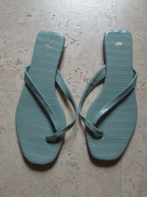 H+M Flip Flops Türkis Größe 40 NEU