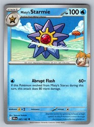 Misty's Starmie 047/182 Destined Rivals