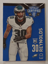 Ed Reynolds (Eagles) 2014 Panini Totally Certified ROOKIE card PLATINUM BLUE /50. rookie card picture