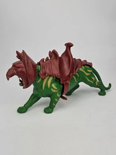 Vintage Battle Cat Figure He Man MOTU Complete W/ Armor Mattel 1981 Masters of t