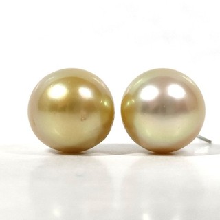 Jewelry Pierced Earring Pearl Platinum 3151116