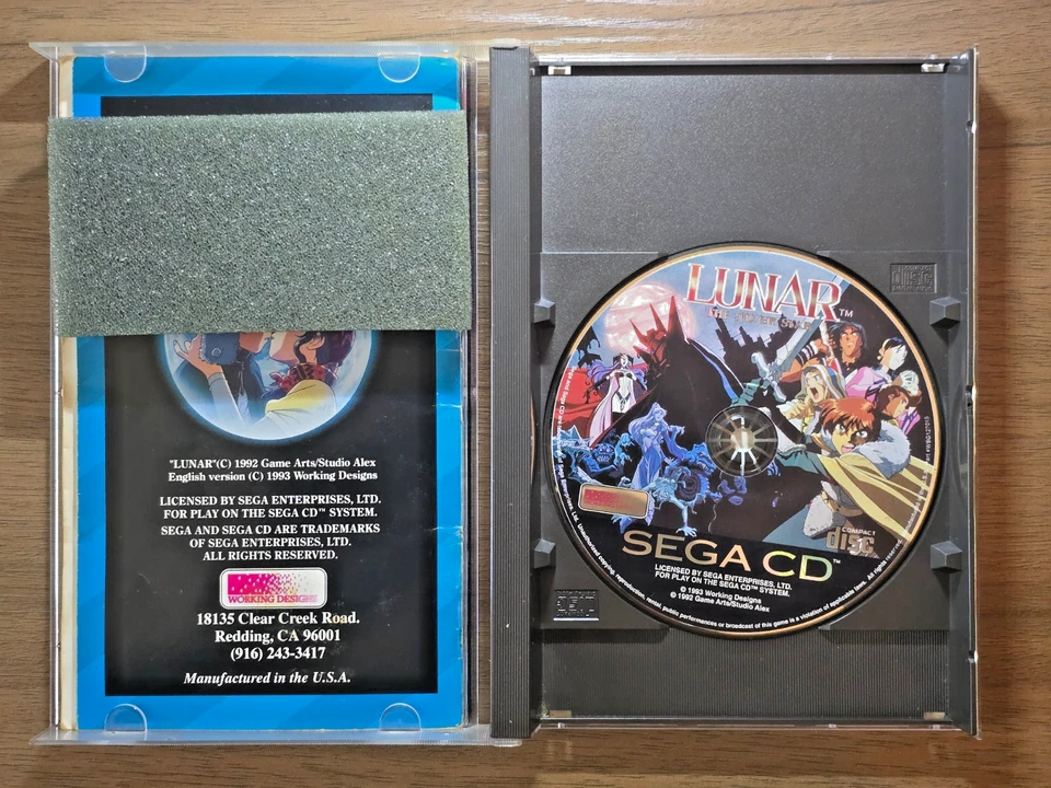 Lunar: The Silver Star (Sega CD, 1993) CIB - Image 4 of 4