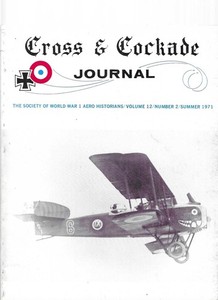 Cross & Cockade Summer 71 Escadrille Spa 103 Nieuport Breguet Holtzem Guynemer