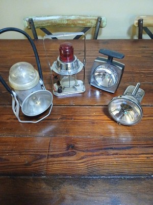 Vintage Licht Laterne Taschenlampe Lot Eisenbahn Sicherheit Dorco Big Jim Eveready etc.
