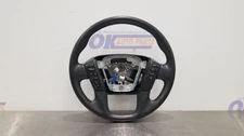 21 NISSAN TITAN PRO-4X STEERING WHEEL WITH CONTROLS BLACK LEATHER