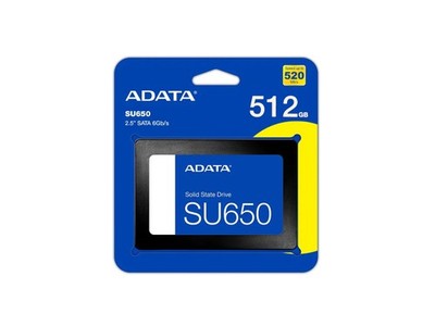 ADATA SU650 ASU650SS-512GT-R SSD Festplatte 512GB (2,5 Zoll / 6,4 cm)