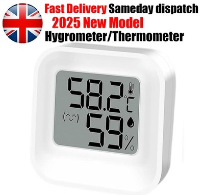 Digital LCD Thermometer Hygrometer Sensor Luftfeuchtigkeit Temperatur Messgerät Raum Innen