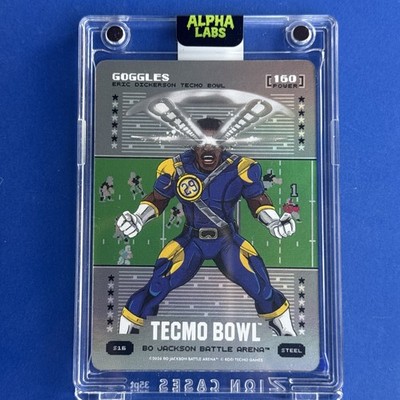 Bo Jackson Battle Arena Tecmo Bowl Goggles Steel Battlefoil