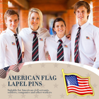 Kigeli 300 Pcs American Flag Lapel Pins - 4th of July & Veterans Day...
