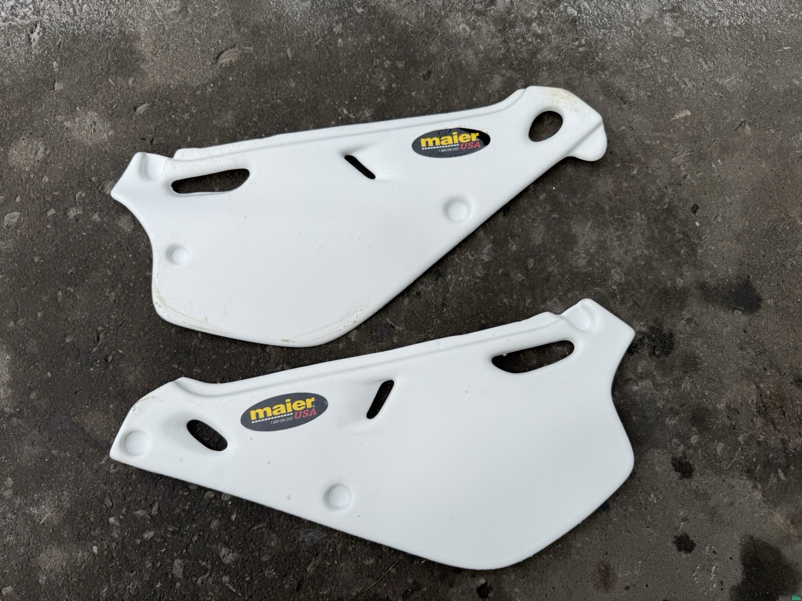 Yamaha YZ80 YZ 80 Side Cover Plastic Trim Replacement by Maier Plastics