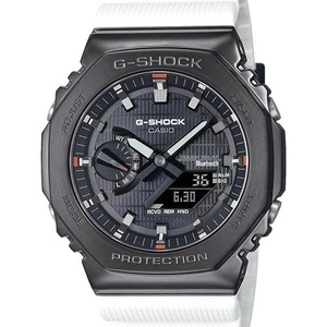 CASIO G-SHOCK GBM-2100B-7AJF Tough Solar Bluetooth White Dial Analog Resin Watch