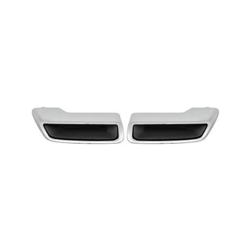 Moulures de pare-choc arrière chromées Peugeot 5008 2 kit style pour vacances