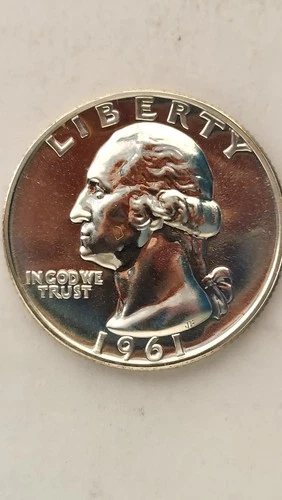 1961 United States Proof Washington Quarter