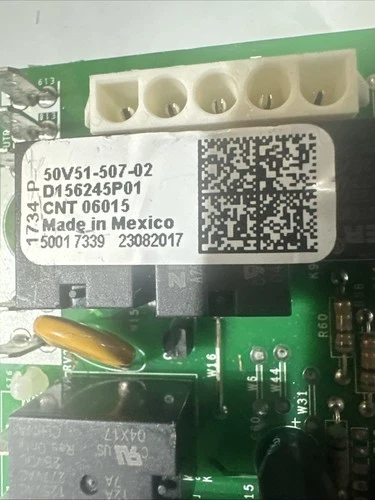 TRANE EMERSON 50V51-507-02 FURNACE CONTROL CIRCUIT BOARD D156245P01 CNT 06015