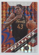 2019-20 Panini Mosaic Will to Win Reactive Blue Prizm 71/99 Pascal Siakam #8 1u6
