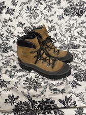 Danner Combat Hiker Boots Men  s 10 R Made In USA Brown Leather Military Vibra