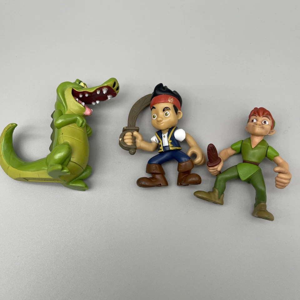 Disney Jake & the Never Land Pirates Figures Jake, Peter Pan & Tick-Tock Croc 1m - Image 3 of 4