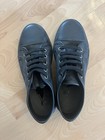 Gucci Black Canvas Logo Lace-Up Sneakers Cap Toe Casual Shoes — photo 4