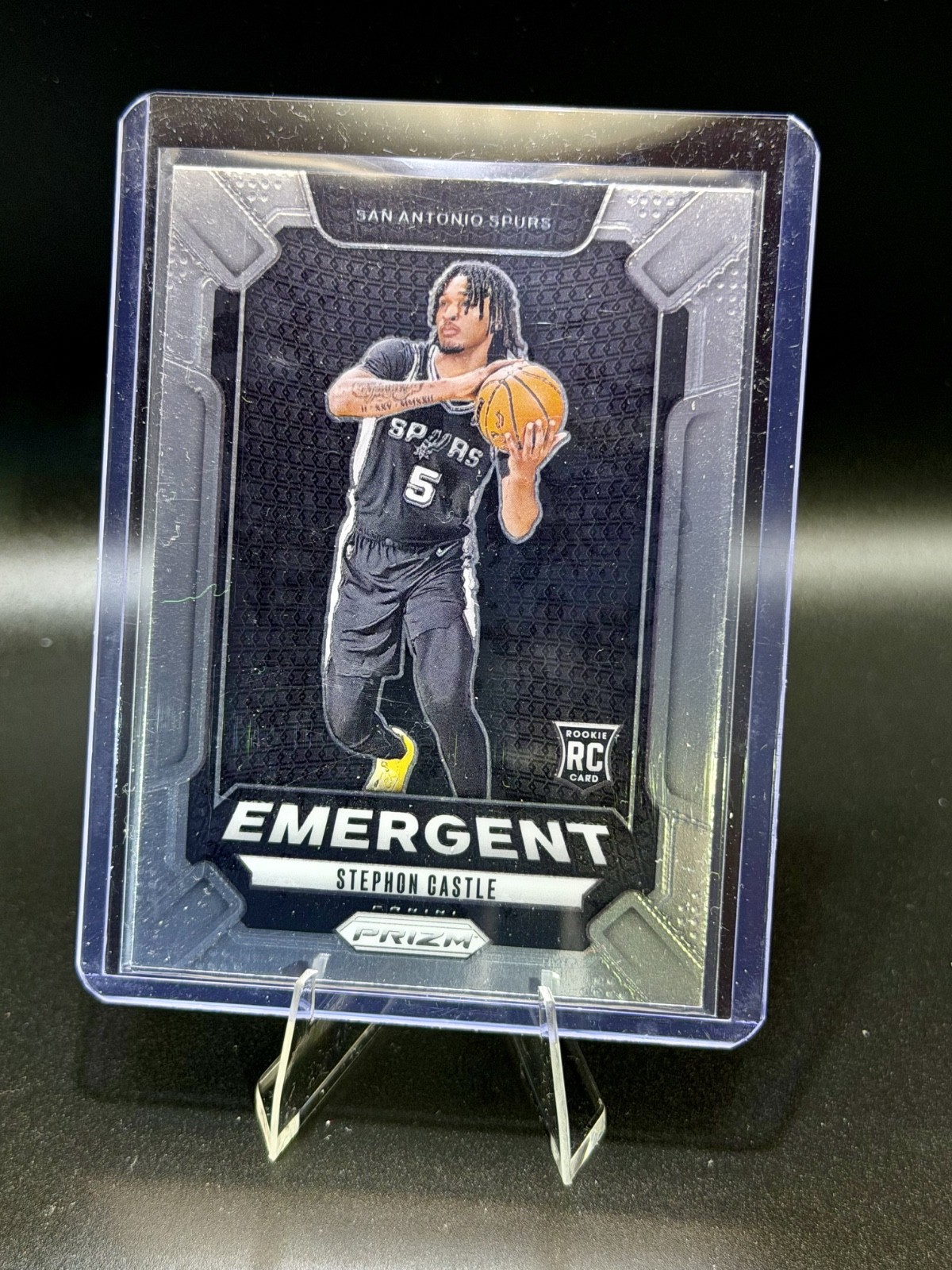2024-25 Panini Prizm - Emergent Stephon Castle #29 Silver Prizm (Rookie Card)