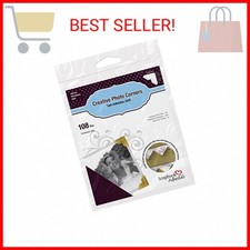 Scrapbook Adhesives Paper Photo Corners Self-Adhesive 108/Pk-.5" Gold