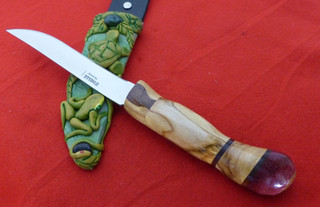 Helle Knives Norway 10.25" Fixed Blade Knife & Custom Sheath