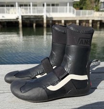 NEW Vans Surf Boot Hi NBY 3mm Black Neoprene Minimalist Surf Boots Mens Size 7