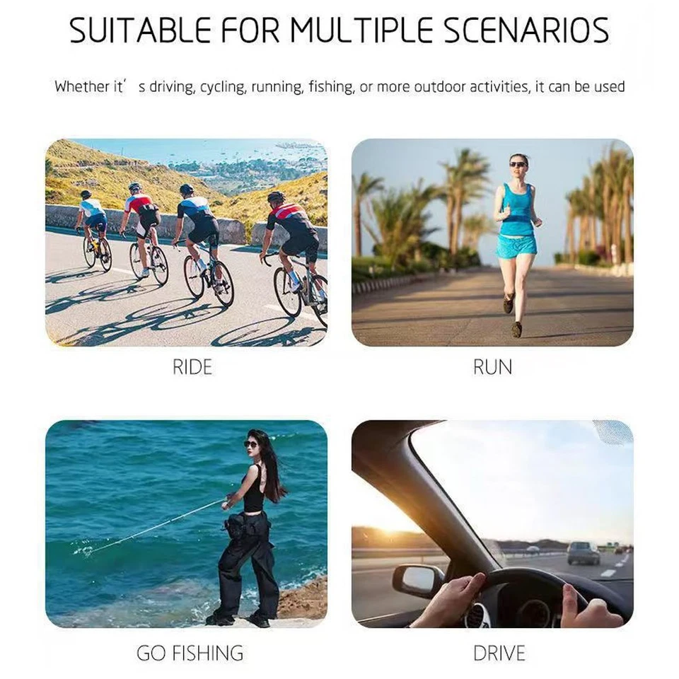 2025 Video Recording Eyewear/Sunglasses Smart Glasses Wireless Bluetooth Headset - Image 3 of 4