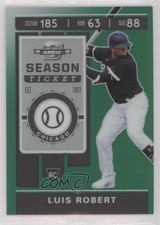 2020 Panini Chronicles Contenders Optic Green Prizm 25/50 Luis Robert #7 0i4k