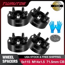 4pcs 2 5x115 Hub Centric Wheel Spacers For 2006-2023 Dodge Charger 4pcs 2 5x115 Hub Centric Wheel Spacers For 2006-2023 Dodge Charger