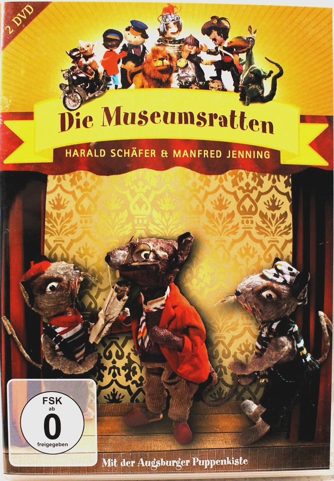 Die Museumsratten – Augsburger Puppenkiste - 9 Folgen auf 2 DVD - Bild 1 von 3