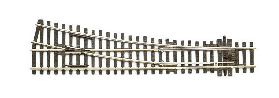 Aiguillage Peco SL91 droit à droite 185mm pour étendre votre circuit HO