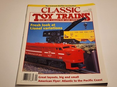 Classic Toy Trains Magazine September 1995 Fresh Look At Lionel Variations