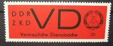 N°1038D STAMP GERMAN DEMOCRATIC REPUBLIC DDR 1969 NEW WITH TRACE OF HINGE aus
