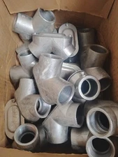 RACO HANDY ELL  1" Female to Female Set Screw Type. Lot of 22. New