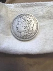 1890 S US Morgan Silver Dollar $1 VF