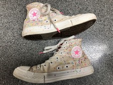 Converse Chuck Taylor All Star High Top Confetti Print Junior Size 2