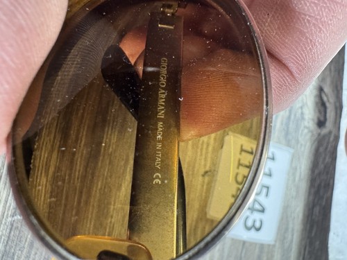 Giorgio Armani 662 Sonnenbrille Gestell Italy 135 mm 980 braun poliert IG20 - Bild 3 von 9